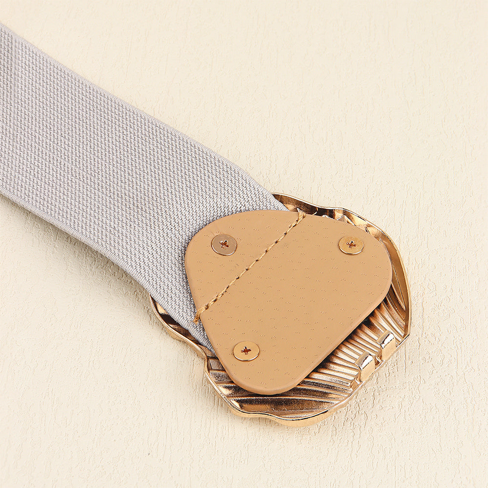 New Elasticated Belt With Pearlescent Fine Shine