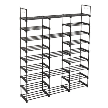 3 Rows And 9 Layers With Hooks Can Hold 50 Pairs Of Shoe Racks