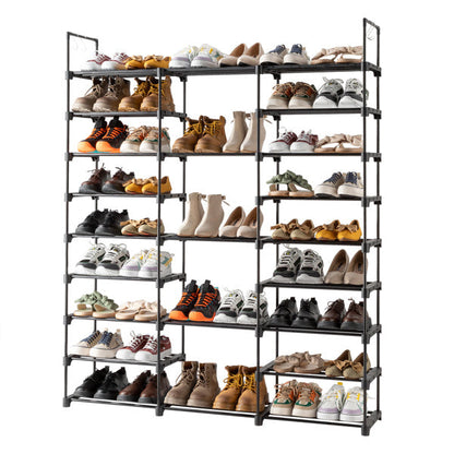 3 Rows And 9 Layers With Hooks Can Hold 50 Pairs Of Shoe Racks