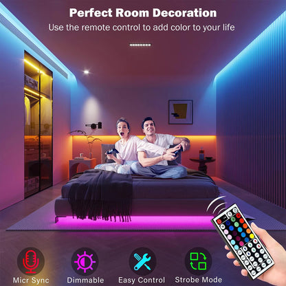 RGB LED Neon Remote Control Waterproof Decor Flexible Lights