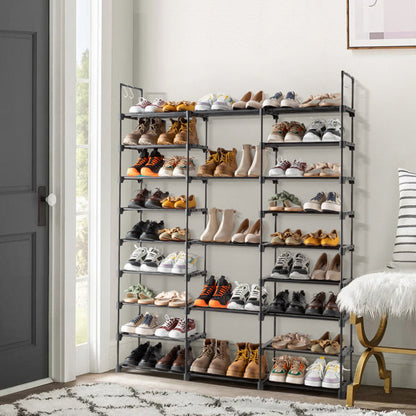 3 Rows And 9 Layers With Hooks Can Hold 50 Pairs Of Shoe Racks