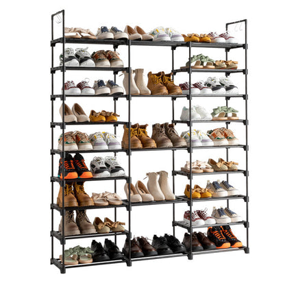 3 Rows And 9 Layers With Hooks Can Hold 50 Pairs Of Shoe Racks