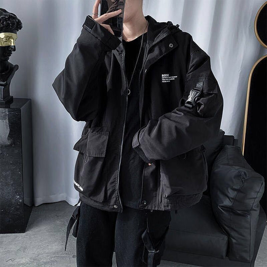 Techwear Jackets Coats Streetwear  For Men