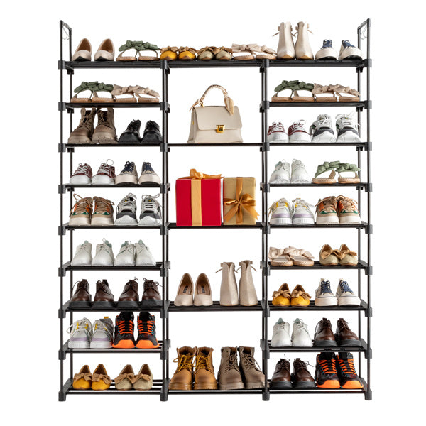 3 Rows And 9 Layers With Hooks Can Hold 50 Pairs Of Shoe Racks