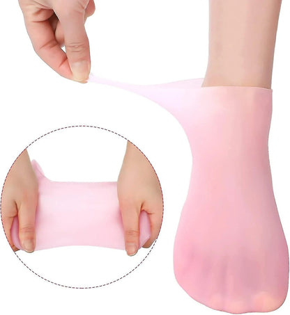 Silicone Moisturizing Gel Socks